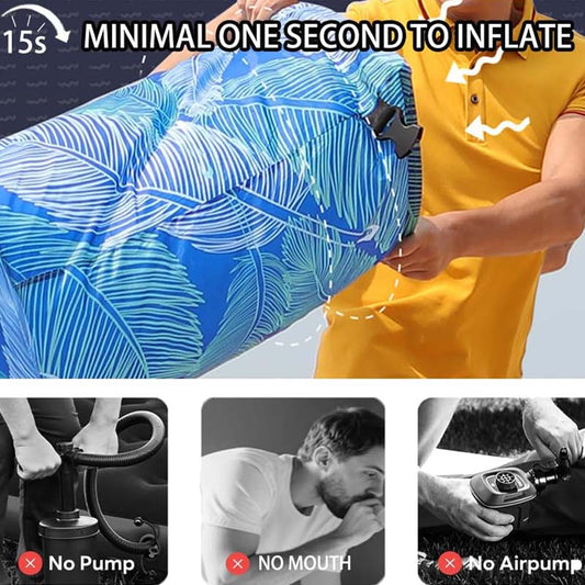Lightweight Camping Mattress with 3-Second Inflation (200kg Weight Capacity & Water-Resistant)