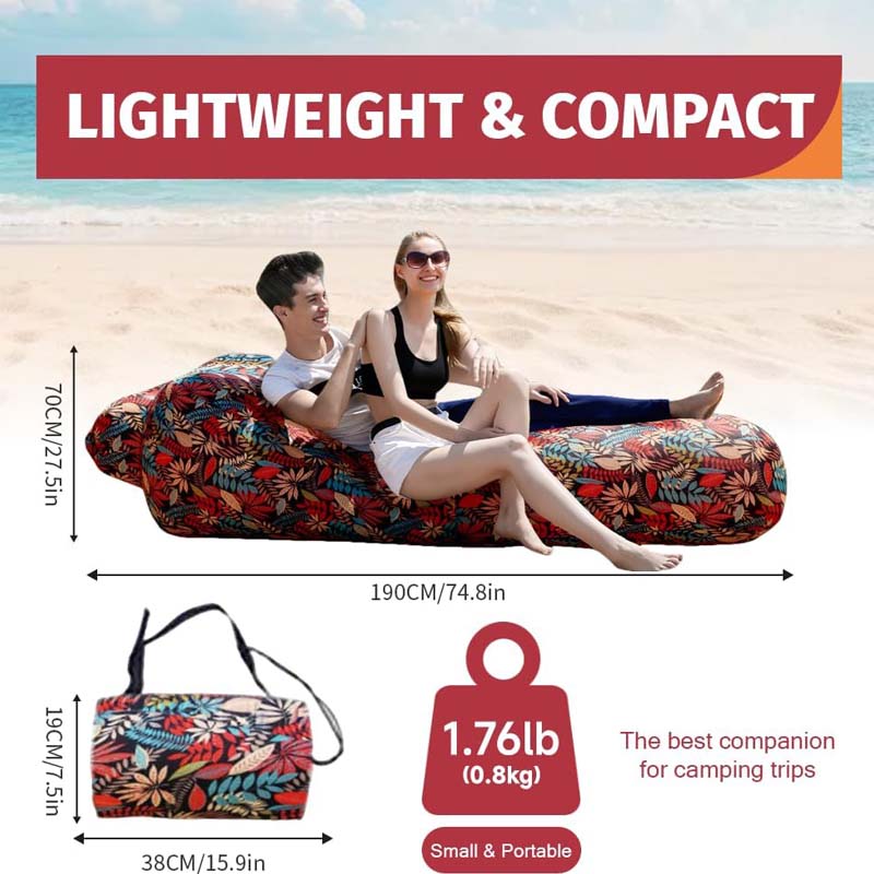 Lightweight Camping Mattress with 3-Second Inflation (200kg Weight Capacity & Water-Resistant)