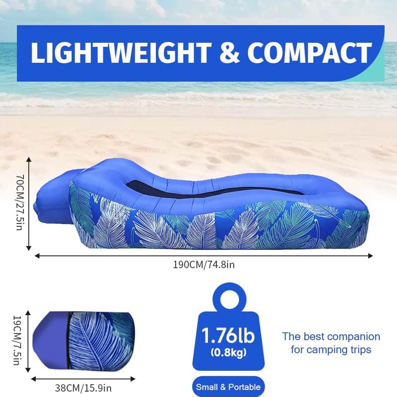 Lightweight Camping Mattress with 3-Second Inflation (200kg Weight Capacity & Water-Resistant)