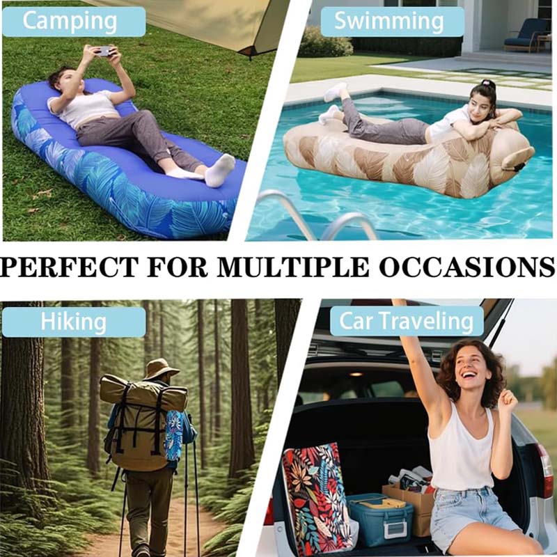 Lightweight Camping Mattress with 3-Second Inflation (200kg Weight Capacity & Water-Resistant)
