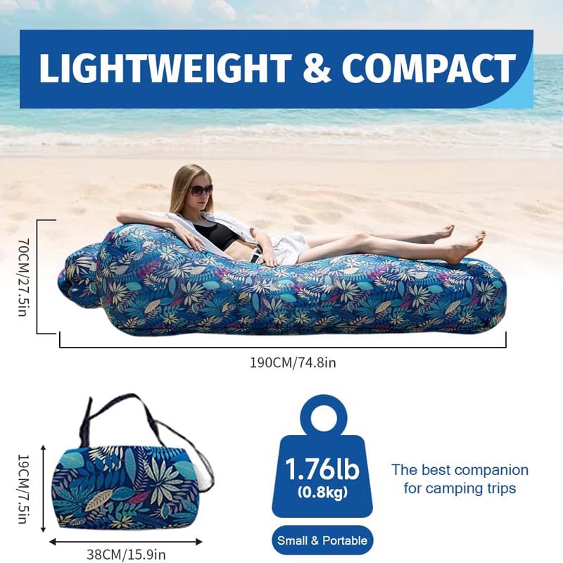 Lightweight Camping Mattress with 3-Second Inflation (200kg Weight Capacity & Water-Resistant)