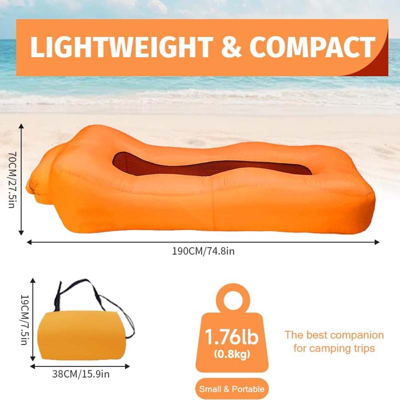Lightweight Camping Mattress with 3-Second Inflation (200kg Weight Capacity & Water-Resistant)