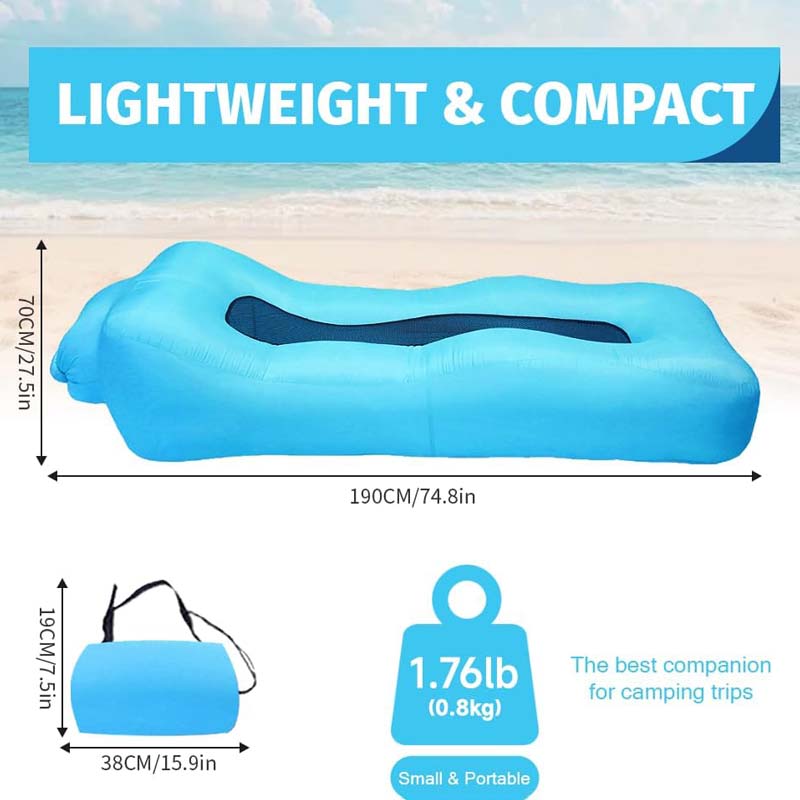 Lightweight Camping Mattress with 3-Second Inflation (200kg Weight Capacity & Water-Resistant)
