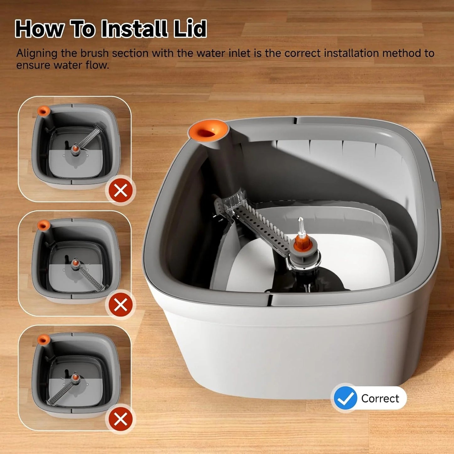 ?Big Promotion 49% OFF?Self Wash Spin Mop Spinner Flat 360 Rotating Cleaner With Turbo Flushing Bucket