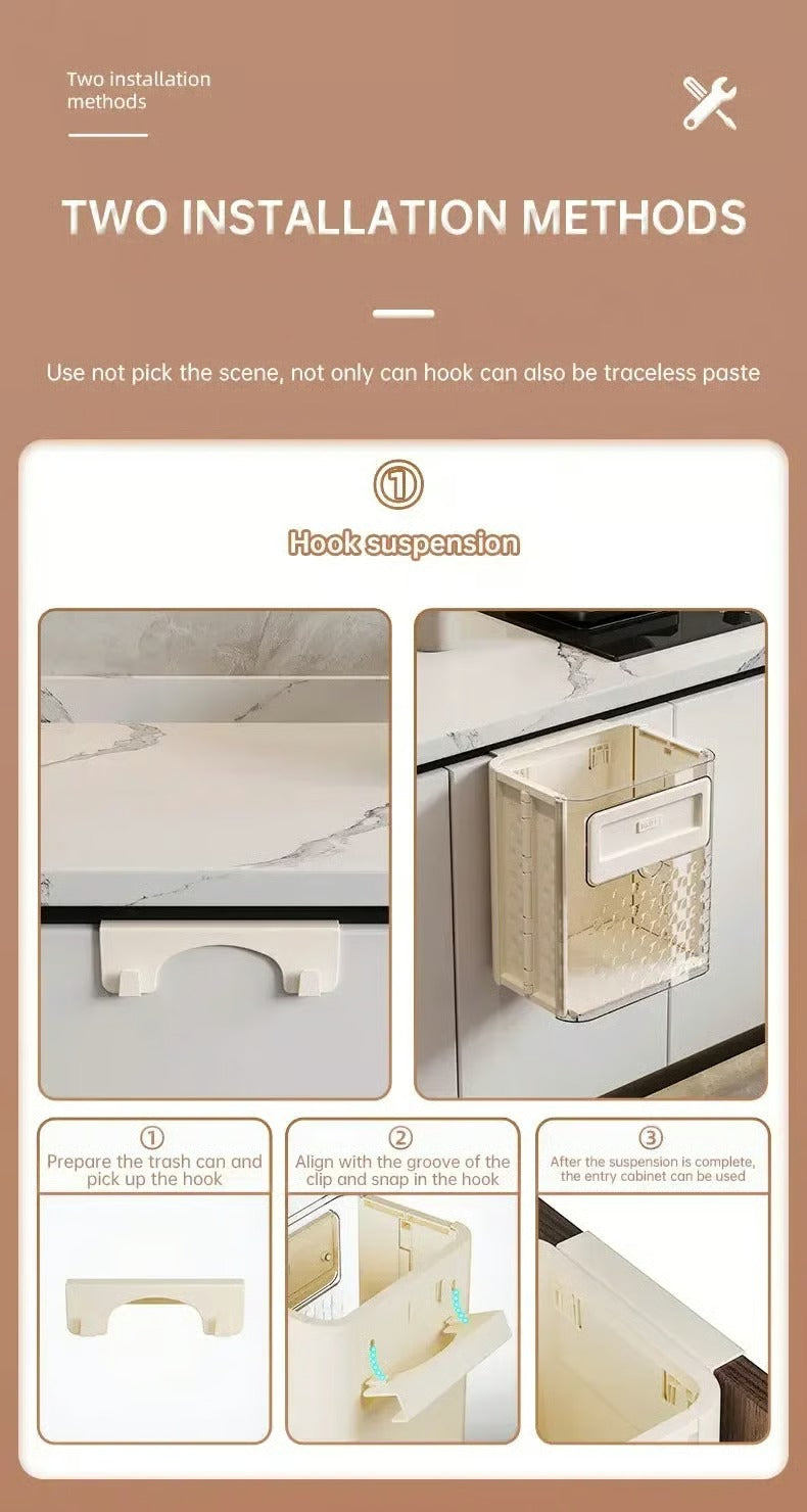 Folding Hanging Trash Can