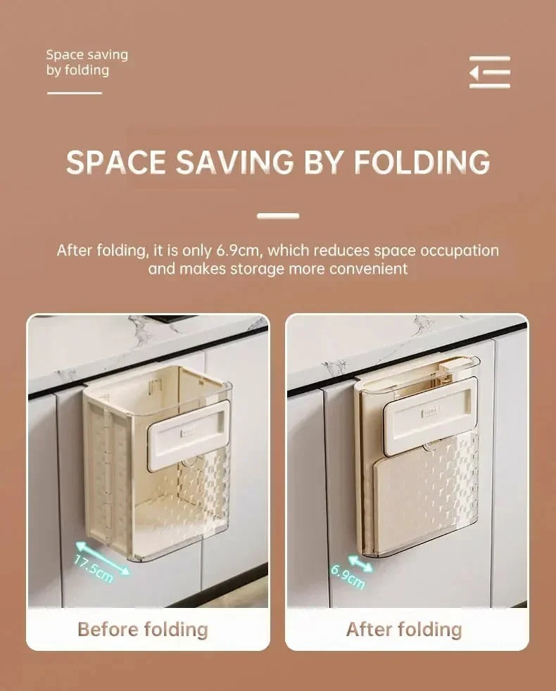 Folding Hanging Trash Can