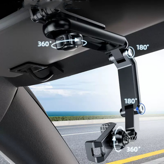 360-degree Rotating Sun Visor Car Mount